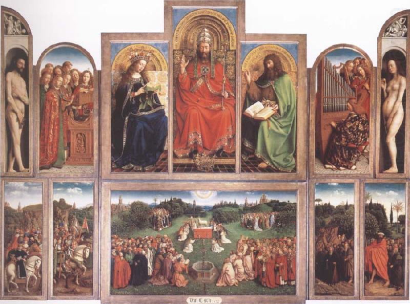 Jan Van Eyck Adoration of the Lamb china oil painting image